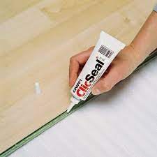 seal laminate wood floor joint