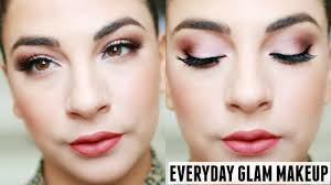 everyday glam makeup tutorial you