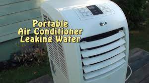 portable ac leaking water bad float or