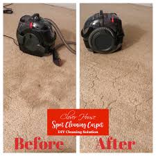 clover house spot cleaning carpet with