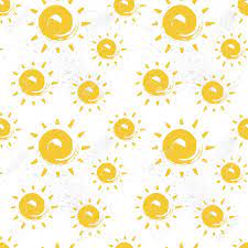 Sun Seamless Pattern Colorful Summer Ornament Background Style Vector  Illustration 免版稅剪貼畫，向量插圖和庫存圖片. Image 82155079
