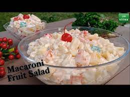 easy macaroni fruit salad recipe how
