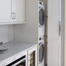 stacked washer and dryer design ideas