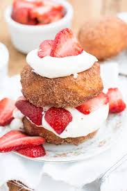 deep fried strawberry shortcakes