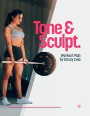 4 week tone sculpt pdf workout plan