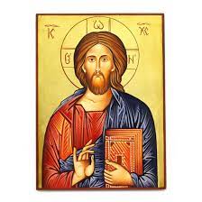 Icona Cristo Libro chiuso dipinta a mano 22x30 cm - 1300062 -  Russoraffaele.it