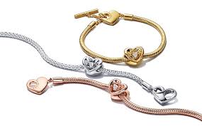 charm bracelets gold silver rose