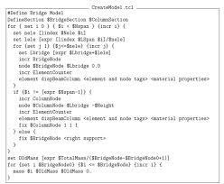 1 tcl script for creating bridge model