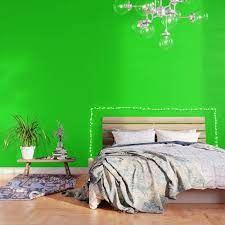 Neon Green Solid Color Wallpaper By
