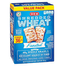h e b frosted shredded wheat cereal