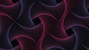 geometric wallpaper 4k lines black