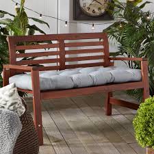 Solid Outdoor Bench Cushion