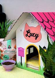 20 Free Diy Cat House Plans Cardboard