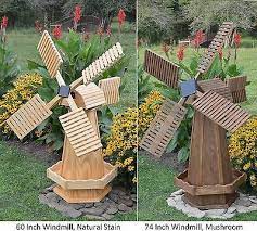 Wooden Dutch Windmill Yard Decoration