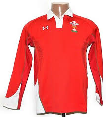 wales rugby union shirt jersey under
