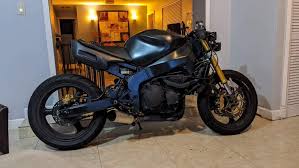 custom made streetfighter motorcycle