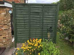 Cuprinol Woodland Green Colour On Fence