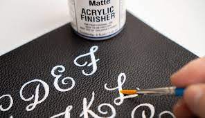 How to Paint on Leather in 3 Simple Steps — Belinda | Lettering Artist and  Illustrator | Chicago