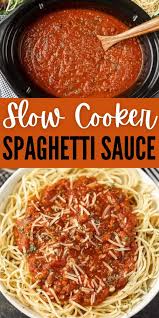crock pot spaghetti sauce recipe