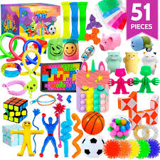 51 pcs fidget toys pack with popit