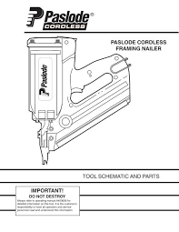 paslode im350 1st fix cordless nail gun