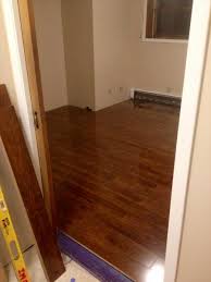 has my laminate floor been installed