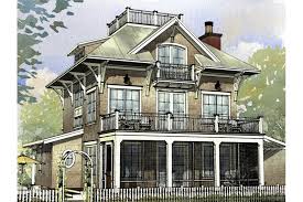 If asked to draw your family and house, you most likely made a house with a square base and a triangle for a roof, even if the home you lived in didn't look like that. Beachfront House Plan 168 1120 4 Bedrm 3470 Sq Ft Home Theplancollection