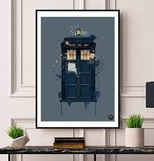 Dr Who Tardis Print Pop Culture Gift Dr