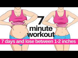 7 minute workout to lose belly fat