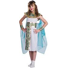Us 18 26 30 Off Kids Blue Cleopatra Child Halloween Costume Back In The Egyptian As The Famous Queen Historical Plays Or School Projects In Girls