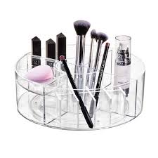 idesign rpet cosmetic carousel clear