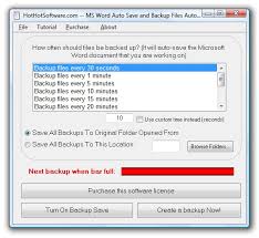 Download Ms Word Auto Save And Backup Files Automatically Download
