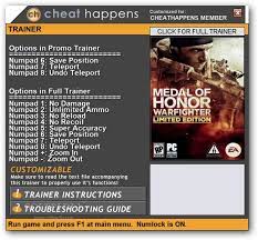 medal of honor warfighter 3 trainer