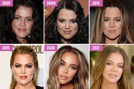 It's all in the kardashians. Khloe Kardashian S Ever Changing Face As She Blasts Trolls For Criticising Her Looks And Plastic Surgery Jibes