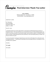 letters after interview in ms word