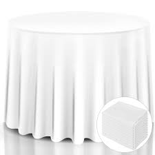 10 pcs 120 round tablecloth polyester