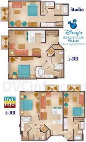 Disney S Beach Club Villas Floor Plans