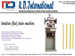 box chain making machine manufacturers
