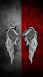 black and white angel wings wallpapers