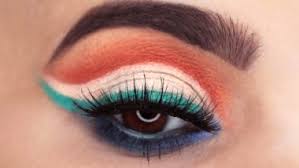 easy tricolour makeup looks in the