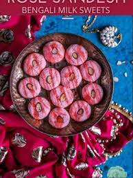 rose sandesh recipe cookilicious