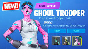 *og trios* fortnite fashion show! Og Pink Ghoul Trooper New Halloween Item Shop Update Fortnite Battle Royale Youtube