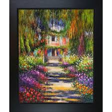 New Age Wood Framed Oil Painting Art