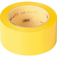 yellow 3m floor marking tape
