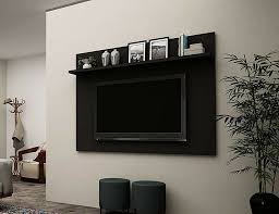 Wall Mount Tv Stand Black Floating