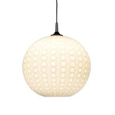 Vintage Milk Glass Hanging Lamp By