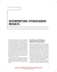 Interpreting Fitnessgram Pdf