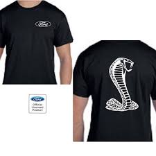 Ford Mustang Cobra Shelby Saleen Snake Gift New Licensed Tee Shirt