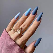 15 blue nail ideas that will transport