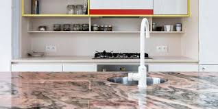 Studio kitchen with a metal countertop. 30 Best Kitchen Countertops Design Ideas Types Of Kitchen Counters